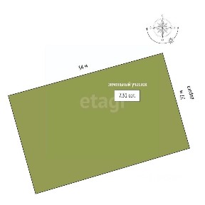 Продается 1-этажный дом, 97,6 м²
