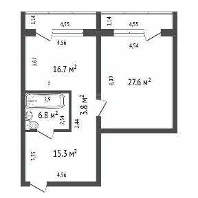 Продается 2-комн. квартира, 70,2 м²