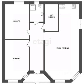 Продается 1-этажный дом, 82 м²