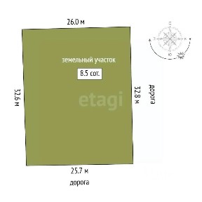 Продается 1-этажный дом, 125 м²