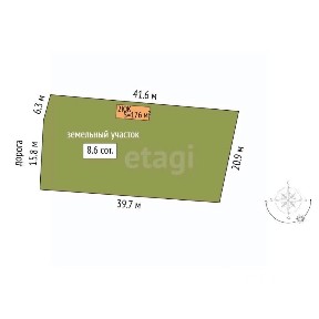Продается 2-этажный дом, 176 м²