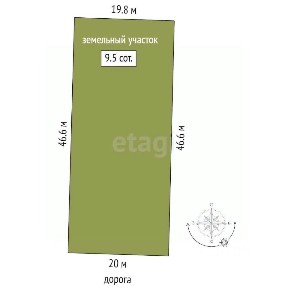 Продается 1-этажный дом, 120 м²