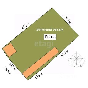 Продается 1-этажный дом, 154,3 м²