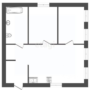 Продается 1-этажный дом, 66 м²