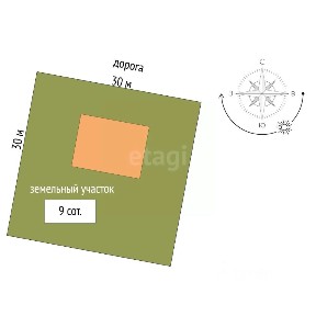 Продается 1-этажный дом, 104 м²