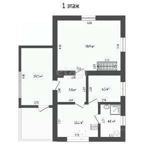 Продается 2-этажный дом, 104,9 м²