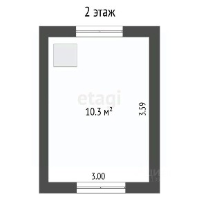 Продается 2-этажный дом, 37,5 м²