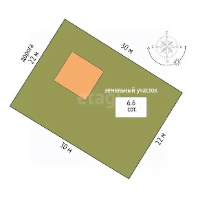Продается 1-этажный дом, 37,8 м²