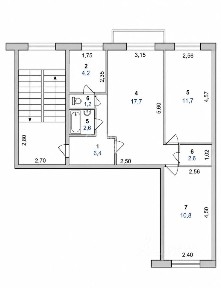 Продается 3-комн. квартира, 60 м²