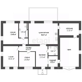 Продается 1-этажный дом, 30,9 м²