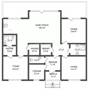 Продается 1-этажный дом, 150 м²