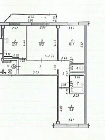 Продается 3-комн. квартира, 83 м²