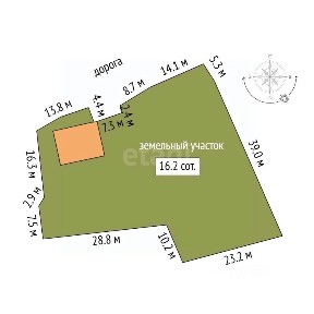 Продается 1-этажный дом, 46,2 м²