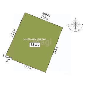 Продается 2-этажный дом, 67,6 м²
