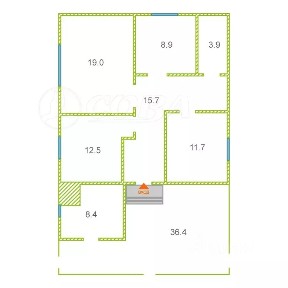 Продается 1-этажный дом, 80,1 м²