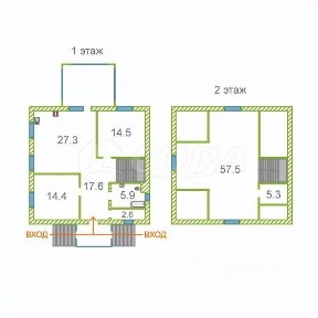 Продается 2-этажный дом, 148,9 м²