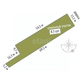 Продается участок, 8,3 сот.