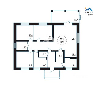 Продается 1-этажный дом, 179,5 м²