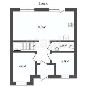 Продается 3-этажный таунхаус, 94,8 м²