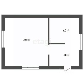 Продается 1-этажный дом, 39 м²