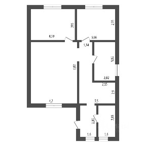 Продается 1-этажный коттедж, 90 м²