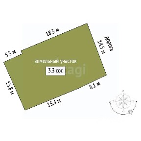 Продается участок, 3,2 сот.