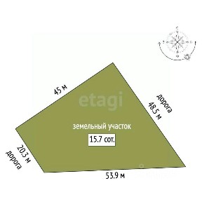 Продается участок, 16 сот.