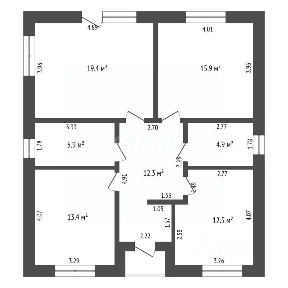Продается 1-этажный дом, 89,3 м²