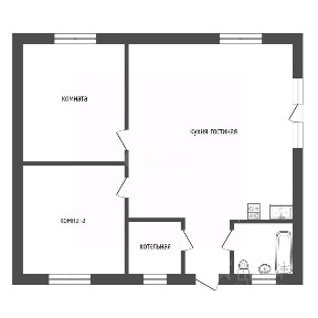 Продается 1-этажный дом, 70 м²