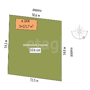 Продается 2-этажный дом, 121,7 м²
