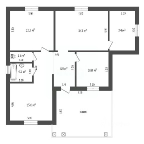 Продается 1-этажный дом, 115 м²