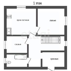Продается 1-этажный дом, 55 м²