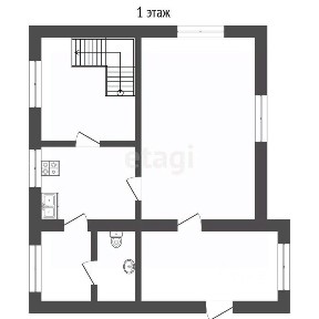 Продается 2-этажный дом, 72 м²