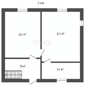 Продается 2-этажный дом, 70 м²