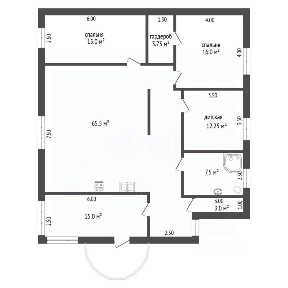 Продается 1-этажный дом, 139,25 м²