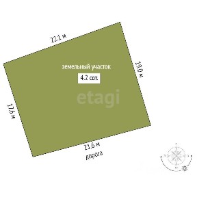 Продается участок, 4,15 сот.