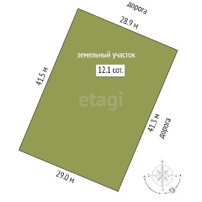 Продается участок, 20,4 сот.