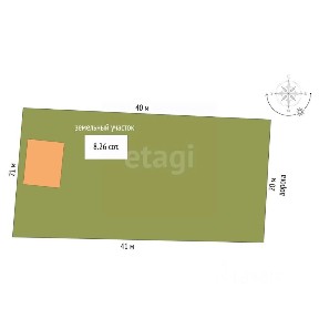 Продается 2-этажный дом, 68,2 м²
