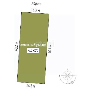 Продается 1-этажный дом, 80 м²