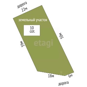 Продается участок, 10 сот.