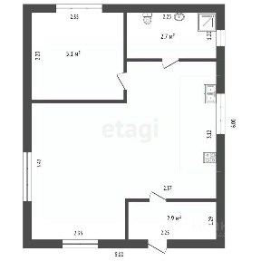 Продается 1-этажный дом, 30 м²