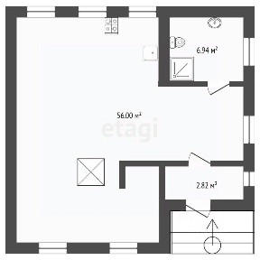 Продается 1-этажный дом, 65,8 м²