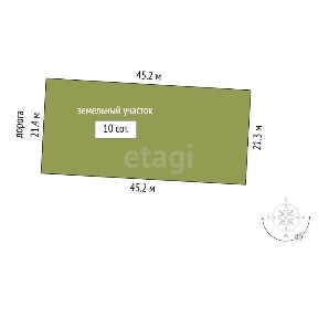 Продается участок, 10 сот.