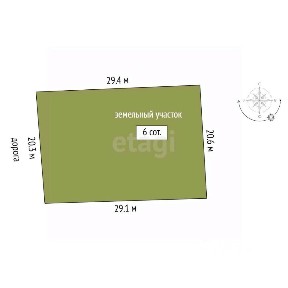 Продается 1-этажный дом, 100 м²