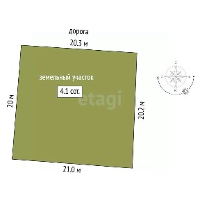 Продается 2-этажный дом, 30 м²