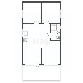 Продается 1-этажный дом, 40 м²