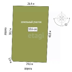Продается 2-этажный дом, 42 м²
