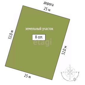 Продается участок, 16 сот.