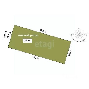 Продается участок, 10 сот.