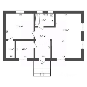Продается 1-этажный дом, 60 м²